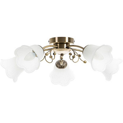 Люстра Accento Lighting Ravenna ALHu-HKC31238A/5 антична латунь