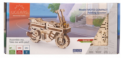 3D-конструктор UGEARS мото компакт складаний скутер