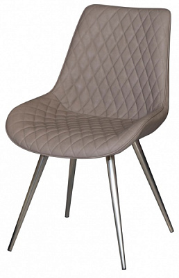 Стул Моріс DC-1830 530х590х850 мм бежевый / хром