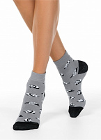 Шкарпетки жіночі Conte 1407 ARCTIC (махрові укорочені) 353 р.25 світло-сірий