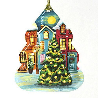 Ялинкова іграшка Ялинка 10 см