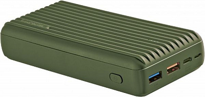 Внешний аккумулятор (Powerbank) Promate Titan-30 30000 mAh green (titan-30.midnightgreen) 