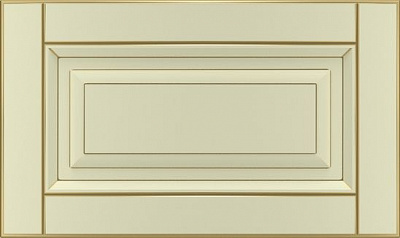 Фасад для кухні Грейд-Плюс Ваніль патинована золотом №384 355x596 н/с Паюта
