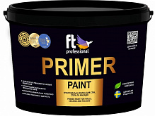 Ґрунтувальна фарба водоемульсійна FT Professional PRIMER PAINT глибокий мат біла 10л 