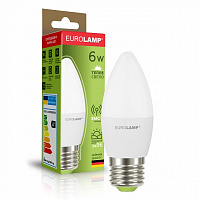 Лампа світлодіодна Eurolamp LED EURO 6 Вт C37 матова E27 175 В 3000 К LED-CL-06273(EURO)
