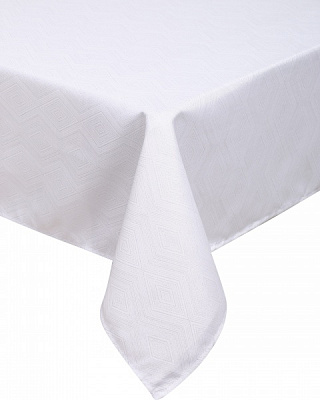 Скатерть Jacquard Rombo 140x180 см серебряный La Nuit 