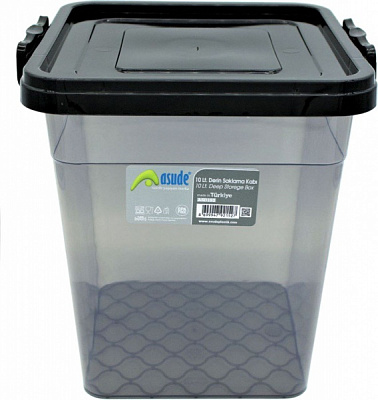 Контейнер с крышкой Asude Plastic ASD152-F 10 л 270x240x250 мм