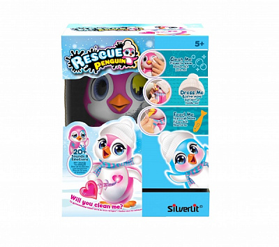 Іграшка інтерактивна Silverlit Врятуй Пінгвіна рожева 88651
