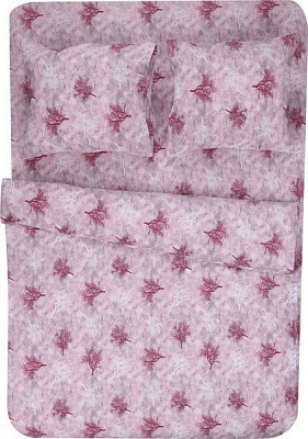 Комплект постільної білизни Дерево 1.5 рожевий La Nuit