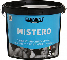 Декоративная штукатурка моделирующая Element Decor Mistero 5 кг полупрозрачный