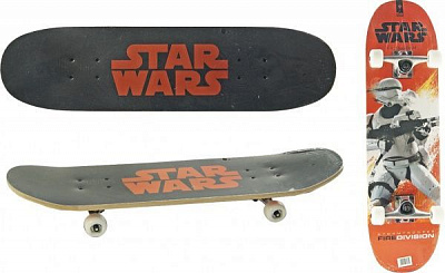 Скейтборд Disney SW0101 Star Wars 79х20 см чорно-червоний