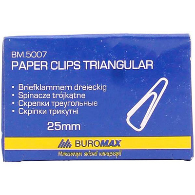 Скрепки Buromax 25 мм 100 шт