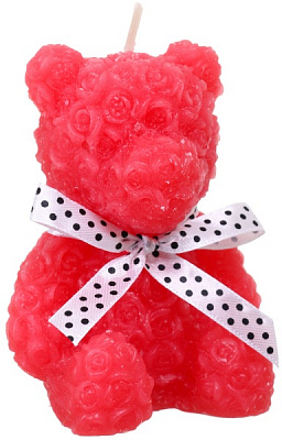Свеча декоративная Медвежонок 90 мм 140 г в ассортименте Pako-If