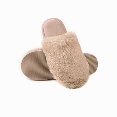 Тапки домашние Twins HS-LUX меховые р.40 бежевый 