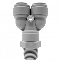 Тройник CDC Fluidtech Europe S.r.l Y-обр. со скобой Ø1/4