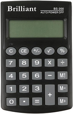 Калькулятор кишеньковий BS-200 BRILLIANT