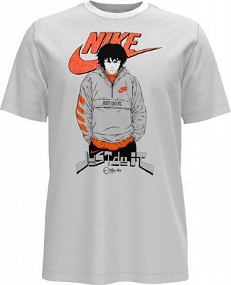 Футболка Nike M NSW TEE AIR MANGA FUTURA MAN DC9101-100 M белый