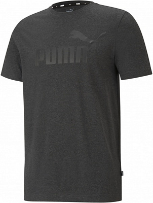 Футболка Puma ESS HEATHER TEE DARK GRAY HEATHER 58673607 р.S сірий