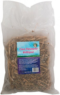 Сено Мій Пухнастик Люцерны отборное 450 г