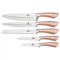 Набор ножей в колоде Metallic Line ROSE GOLD Edition 6 предметов BH 2375 Berlinger