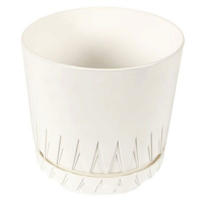 Горшок цветочный ОКТ Queen с подставкой 12 см 