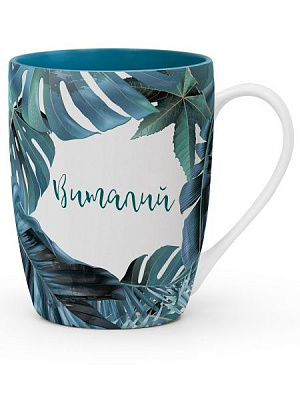 Чашка именная Флора 029-Виталий Be Happy