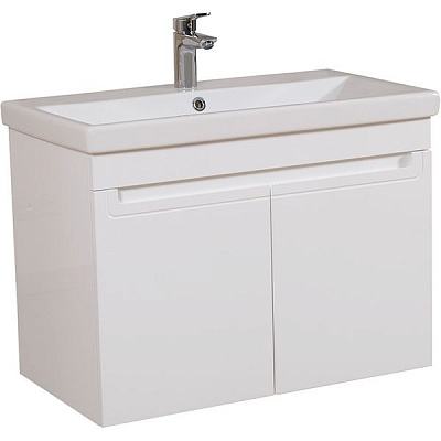 Тумба Aqua Rodos Омега консольна 80 с умывальником Frame (АР000040334)