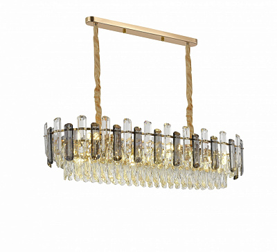 Люстра потолочная Sensio Estela 8xE14 золото/хром/черный PA-89010-950