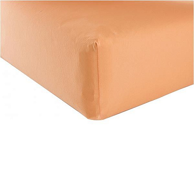 Простирадло Songer und Sohne персикове 100x200 см