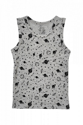 Майка для хлопчиків KOSTA р.110–116 сірий меланж 2194-10