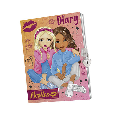 Блокнот Besties А5 с замочком (60 листов) 961021