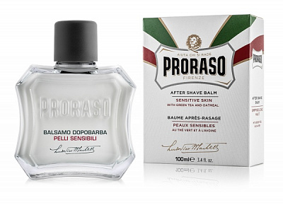 Бальзам успокаивающий Proraso для чувствительной кожи с экстрактом зеленого чая и овса 100 мл
