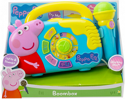 Игрушка музыкальная HTI Peppa Бумбокс Пеппи 1684914
