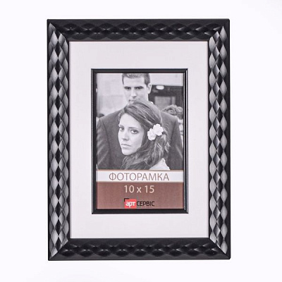 Рамка для фото Арт-Сервіс ЭА-01435 15x21/10x15 см черный 