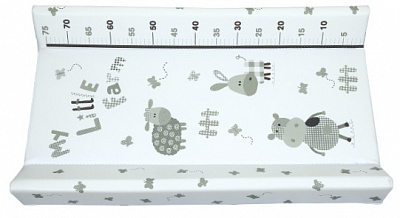 Пеленальный матрасик Bambinelli 78х76х10 см бело-серый Mattress