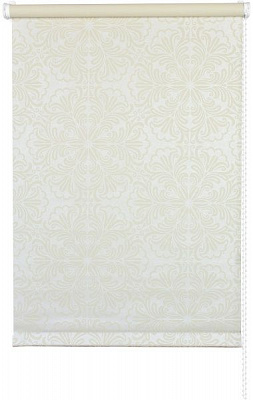 Ролета міні Delfa Металік Прінт 57x170 см кремова