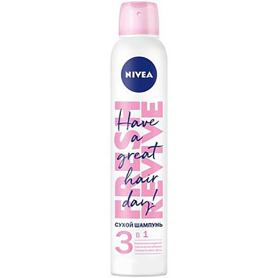 Сухий шампунь Nivea 3 в 1 200 мл