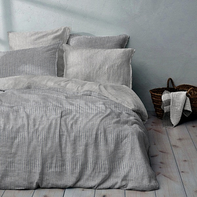 Комплект постельного белья Vilarinho семейный серый Lameirinho 