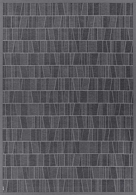 Килим Narma KURSI grey 140x200 см двосторонній