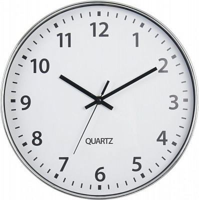 Часы настенные Spot 30.5 см белый