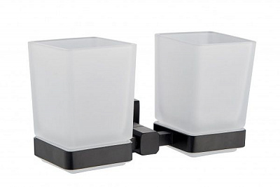 Стакан для зубних щіток Aqua Rodos Leonardo 9928А чорний матовий