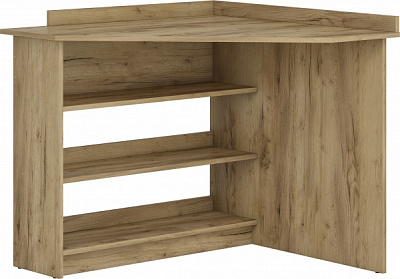 Стіл письмовий кутовий Грейд Еней 900х760х900 мм дуб крафт золотий