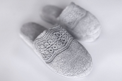 Тапки домашние Gul Guler Daisy серый 