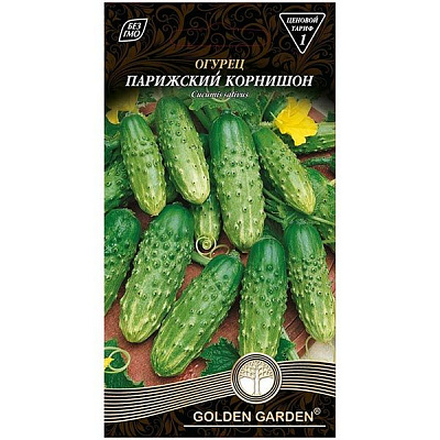 Насіння Golden Garden огірок Паризький корнішон 1г