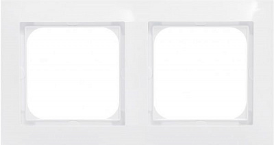 Рамка двомісна OSPEL IMPRESJA універсальна білий R-2Y/00