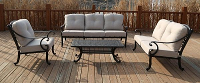 Комплект мебели Bella Vita столик 122х61х44 см меланж 