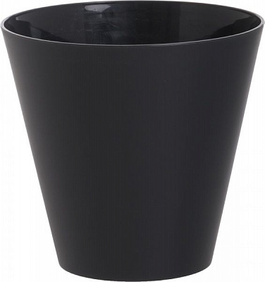Горщик пластиковий Prosperplast Tubus круглий 7л антрацит (74951-433)