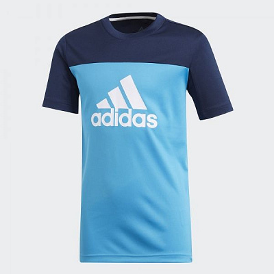 Футболка Adidas YB TR EQ TEE DV2920 134 синий