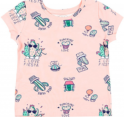 Футболка для дівчинки Фламінго р.92 різнокольоровий 041-417