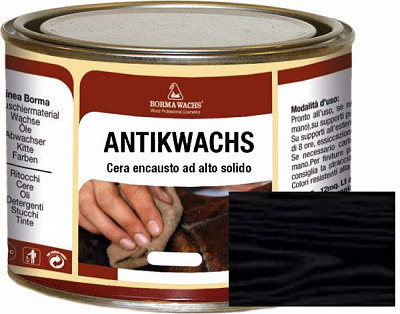 Воск Borma Wachs ANTIK WACHS 3423 60 черный глянец 0,5 л 0,819 кг